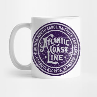 Distressed Atlantic Coast Line Railroad Mug